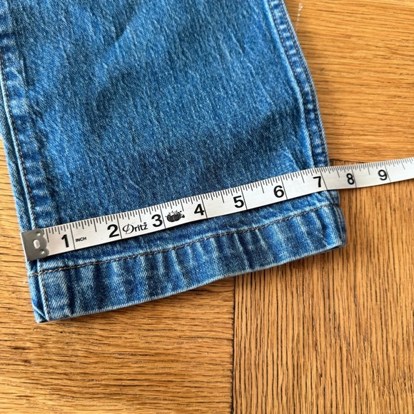 Madewell The 90s Straight Cargo Jeans Size 26 Blue High Rise Denim - Picture 12 of 12